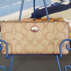 Coach Tan Signature Wallet
